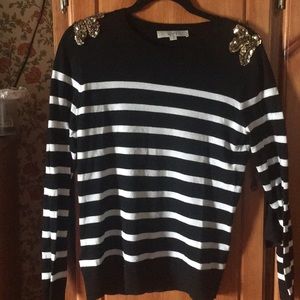 LOFT long sleeve stripped shirt
